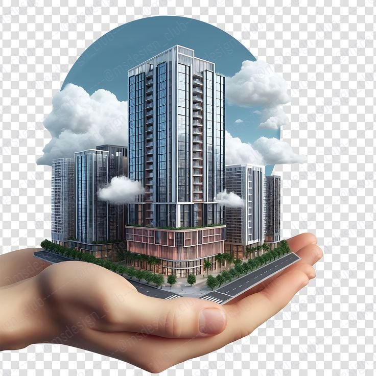 Best Digital Marketing Strategies for Real Estate in Bangalore real estate building in hand – modern property png png building in hand transparent building